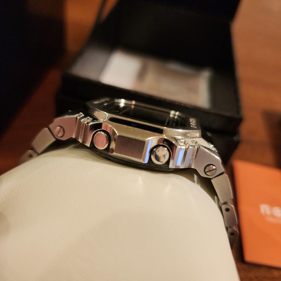 美品 G-SHOCK 腕時計 フルメタル シルバー GMW-B5000D-1JF