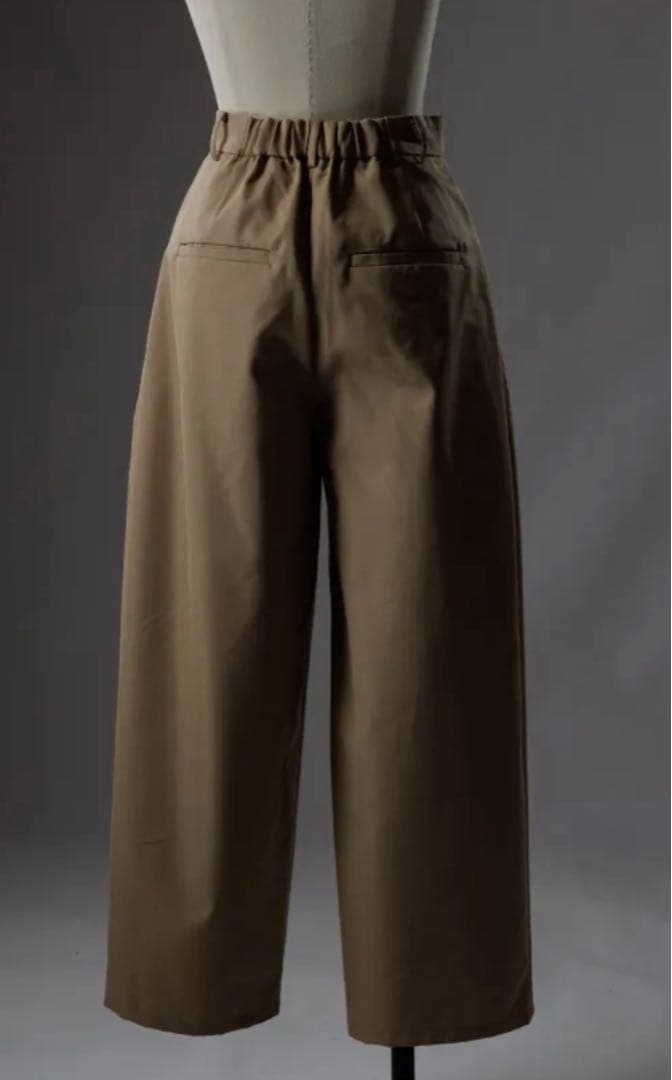 新品未使用タグ付T. japan tuck chino pants-38ベージュ