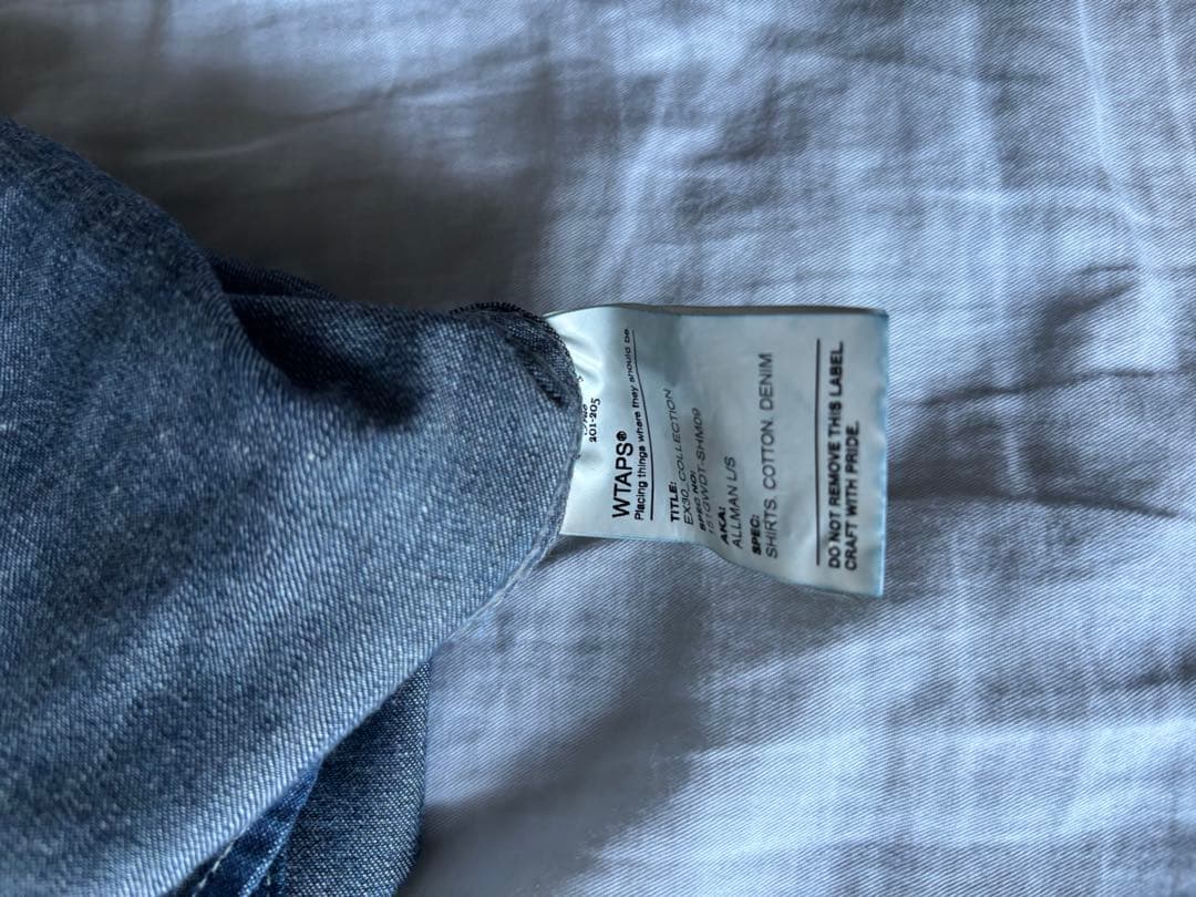 WTAPS デニムシャツ 151GWDT-SHM09 インディゴ