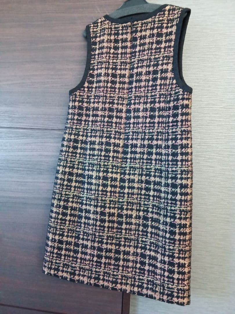 グレースコンチネンタル　チドリツイードワンピース