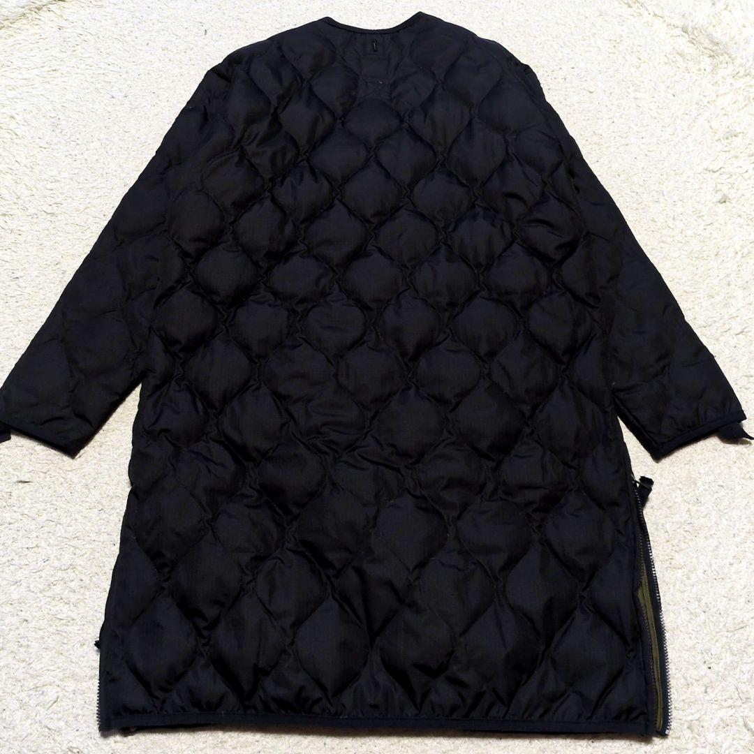 TAION キルティング ダウンコート ミリタリー サイドスリット