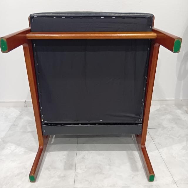 カリモク kチェア ワイドアーム　レザーkarimoku 60 ヴィンテージ