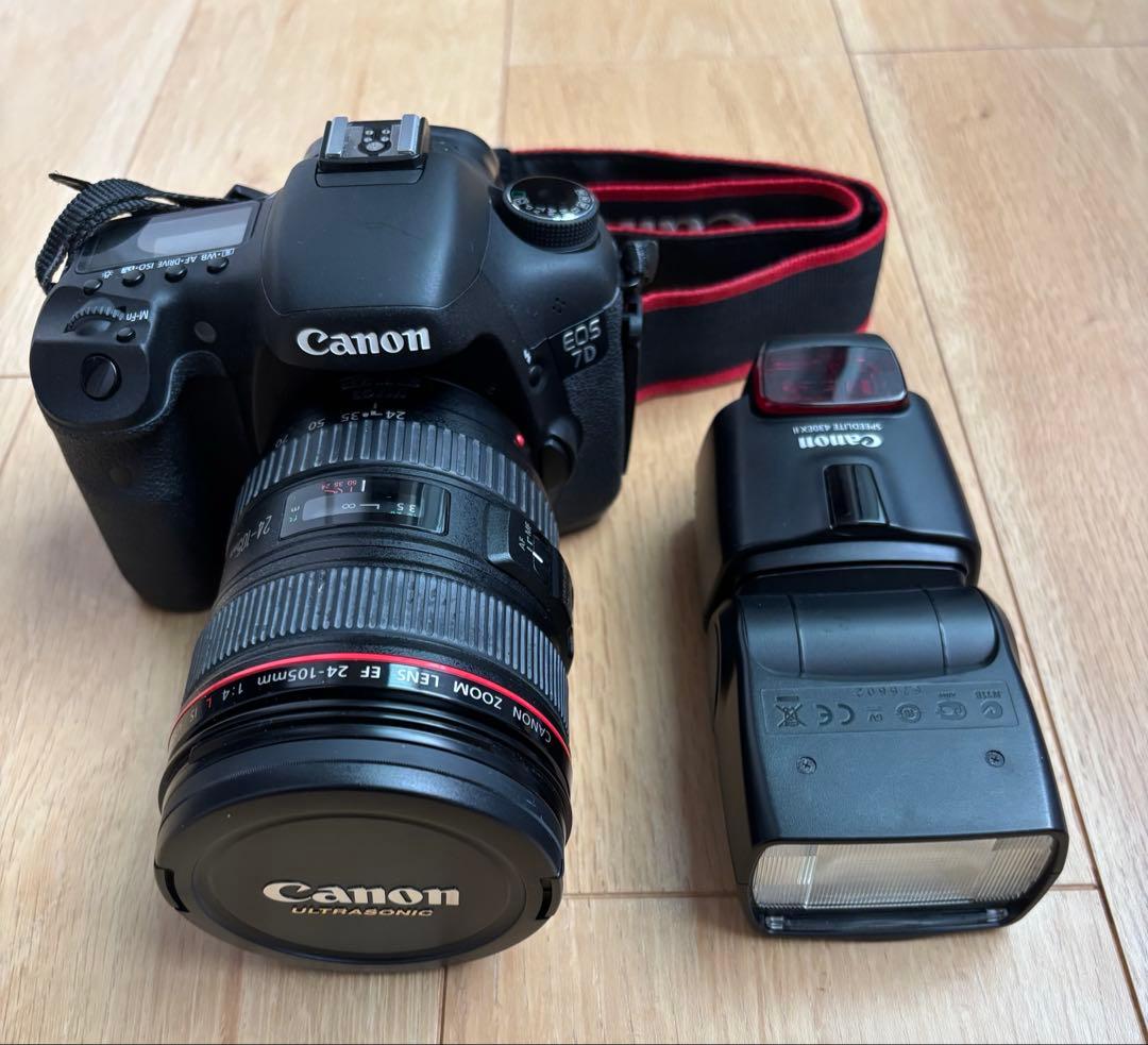キャノン　EOS7D EF24-105F4L 430EXⅡ