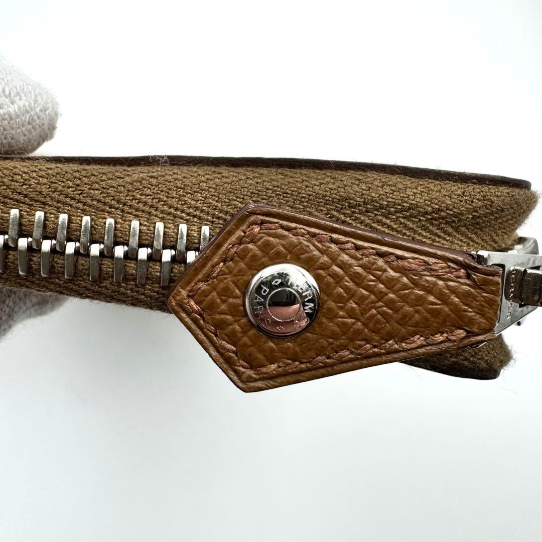 美品✨HERMES エルメス　タブレットケース　ブラウン　レザー