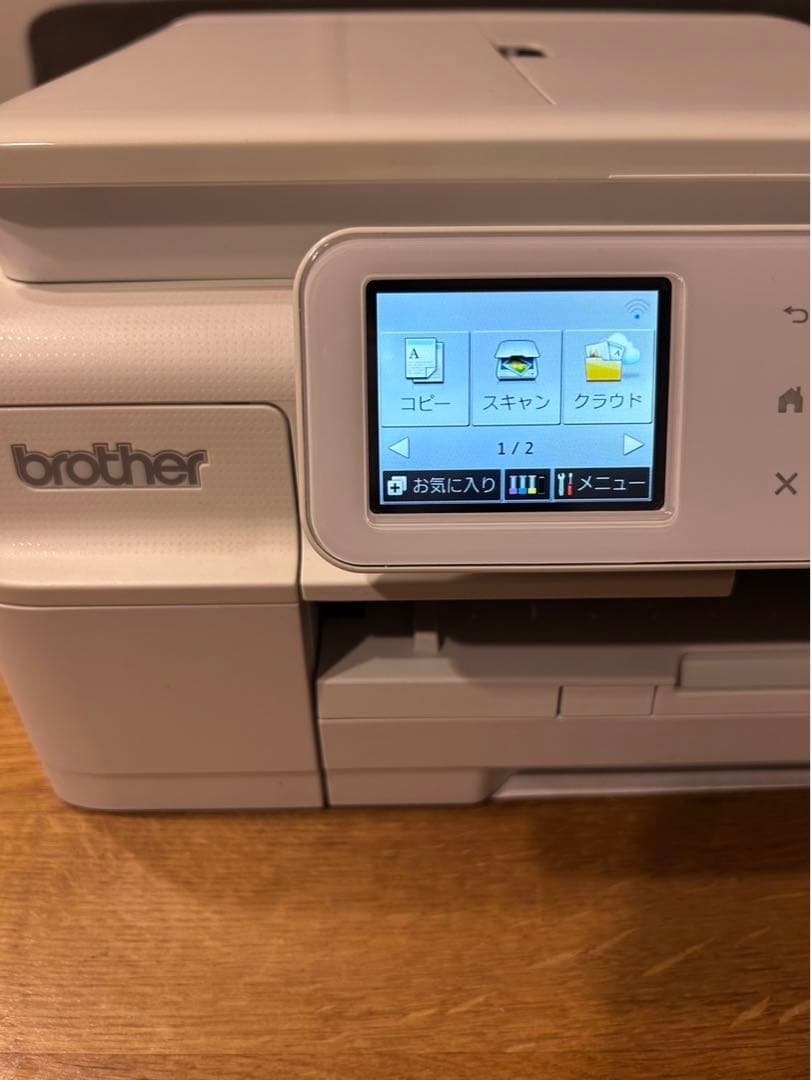 【美品】ブラザー・インクジェットプリンター複合機　DCP-J757N ホワイト