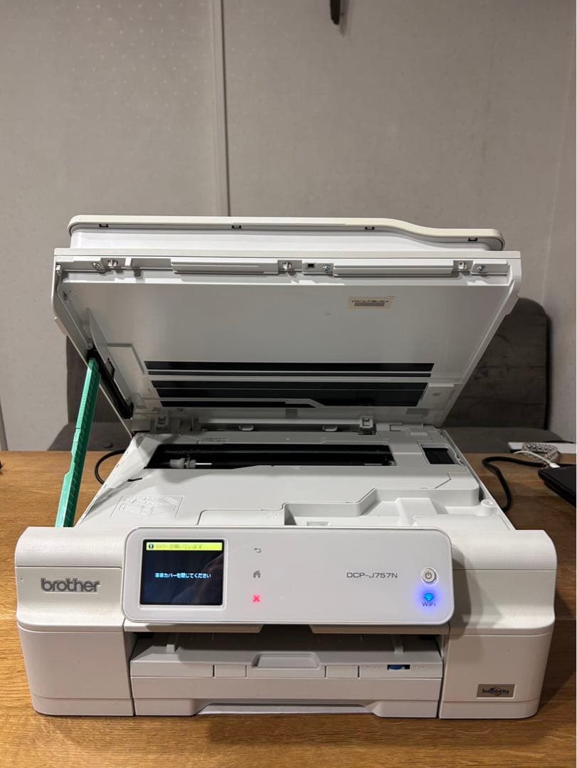 【美品】ブラザー・インクジェットプリンター複合機　DCP-J757N ホワイト