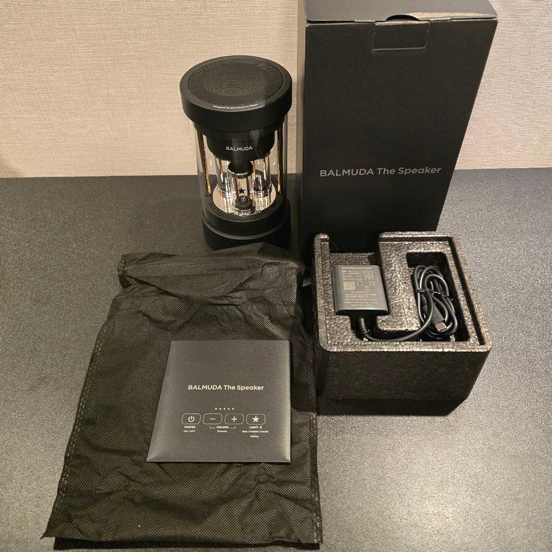 【新品未使用BALMUDA】 The Speaker M01A-BK ブラック