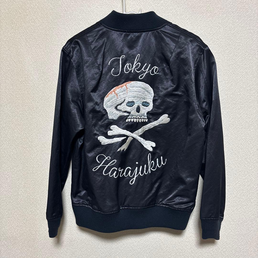 NEIGHBORHOOD スカル刺繍 スカジャン S