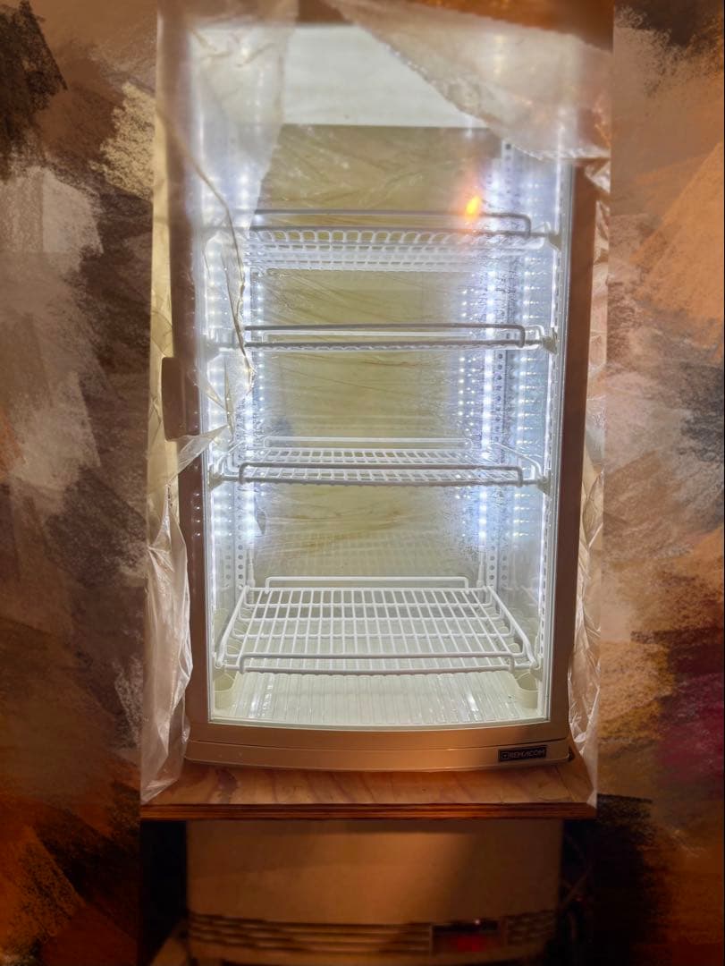 レマコム REMACOM 4面ガラス 冷蔵ショーケース LEDタイプ4G98SL