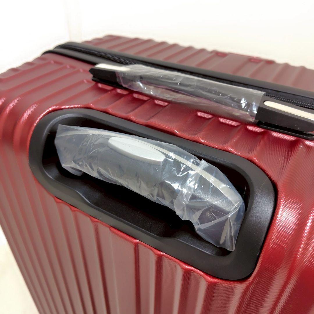 スーツケース キャリーバッグ キャリーケース 超軽量 Lサイズ　赤
