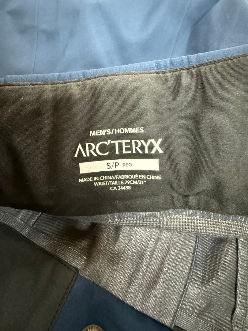 アークテリクス　sabre bluemoon 24k ロゴ　S