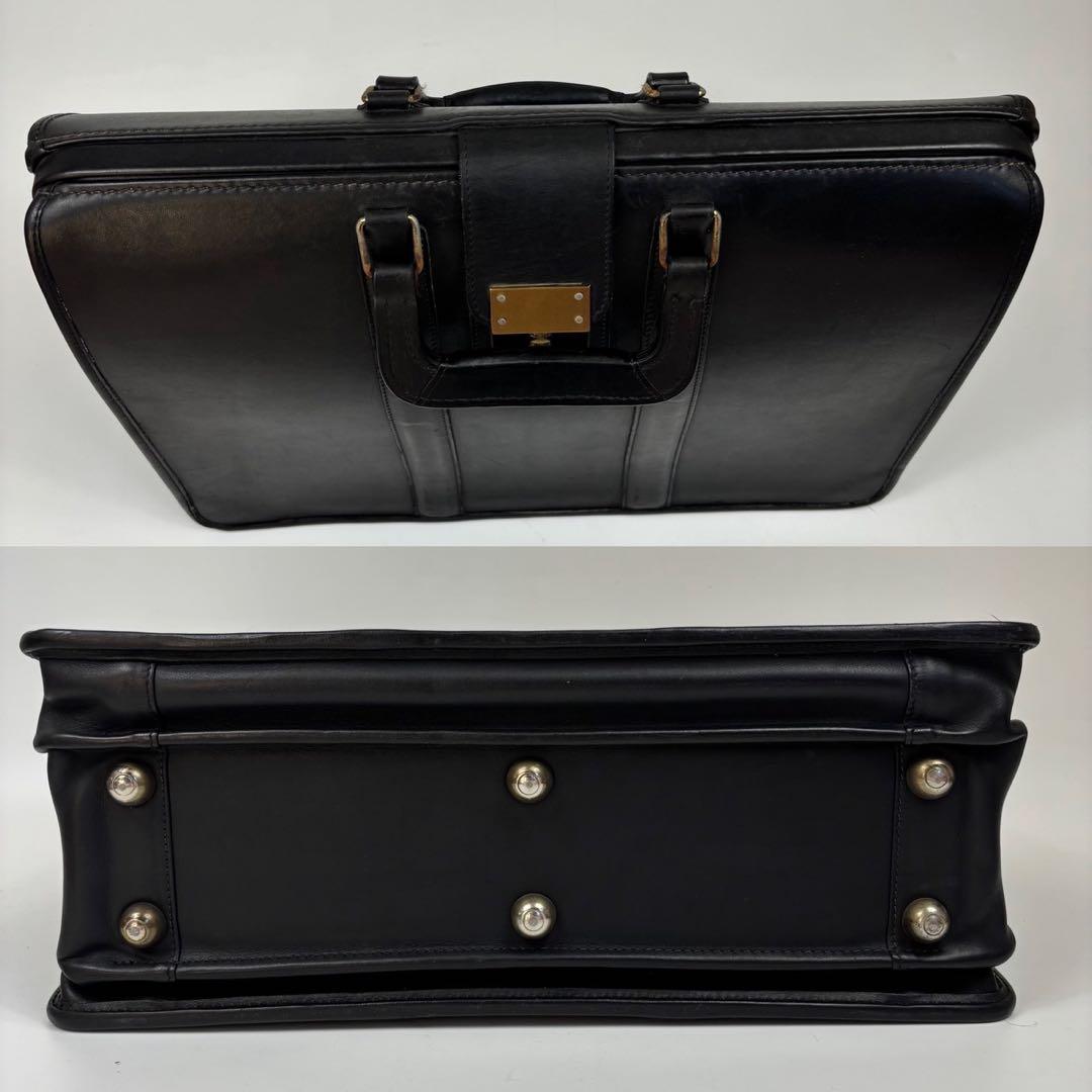 【極希少】 オールドコーチ ダレスバッグ 本革 大容量 USA製 黒 5420