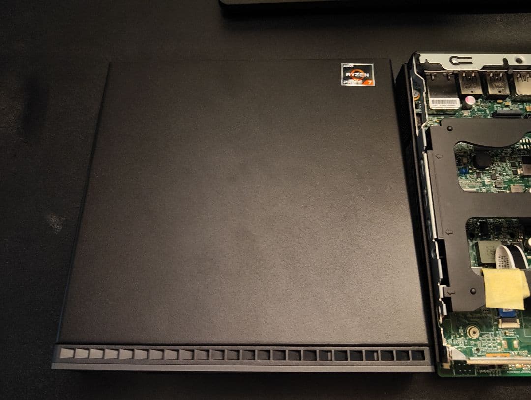 Windowsデスクトップ Thinkcentre tiny m75q ryzen 7 + TiO 22\"