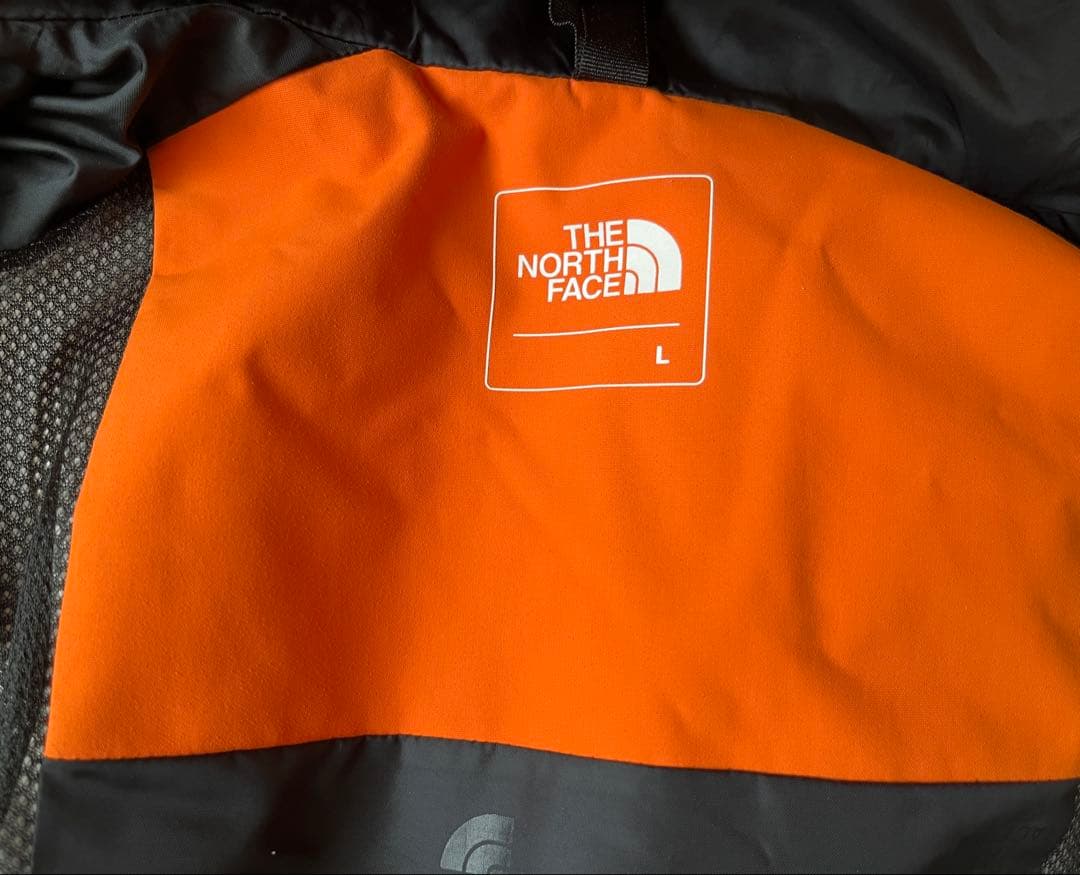 【おたり】THE NORTH FACE ウエア　オレンジ　Lサイズ