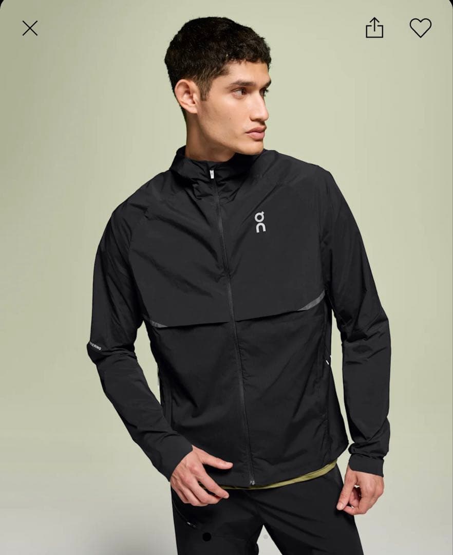 【新品未使用】On Core Jacket Black Sサイズ