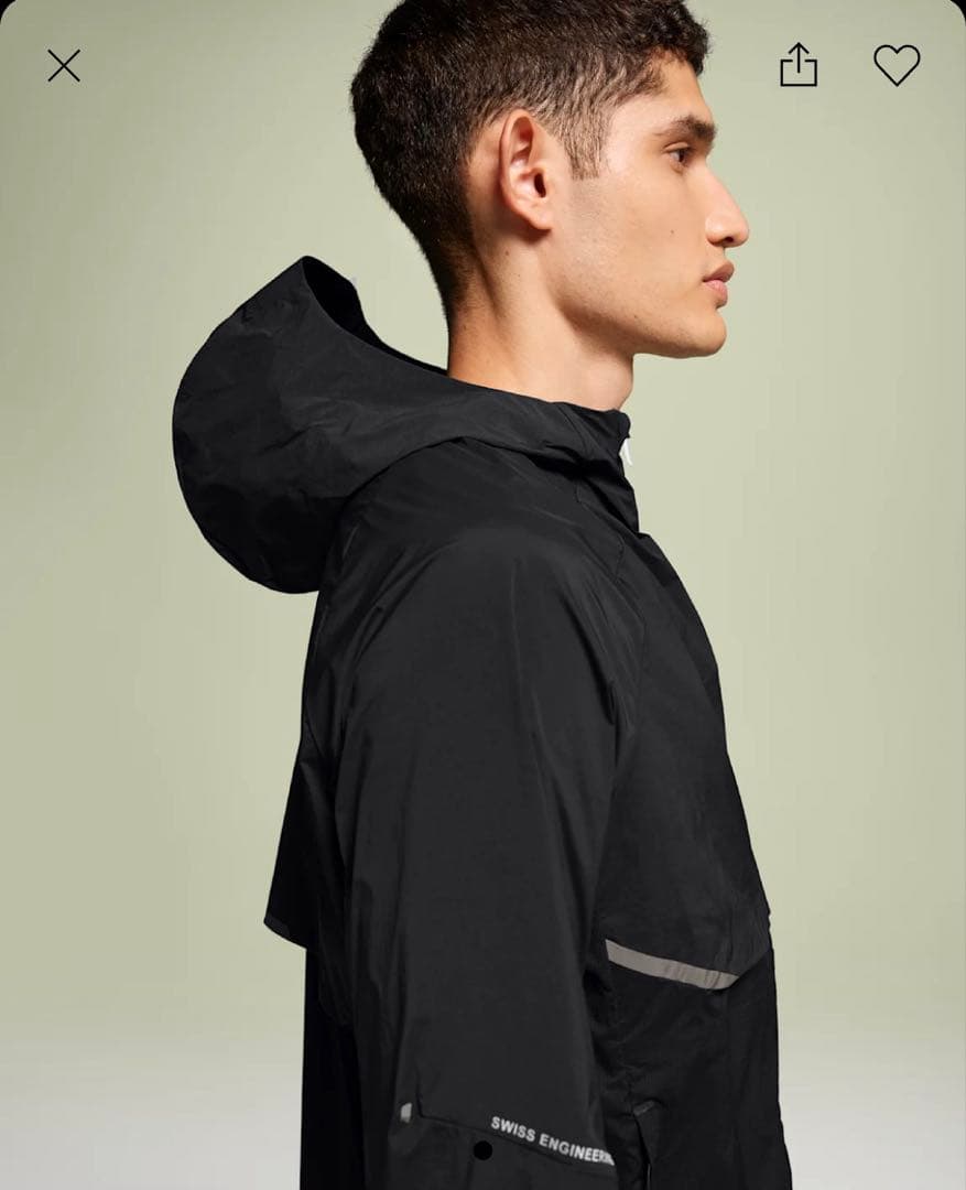 【新品未使用】On Core Jacket Black Sサイズ