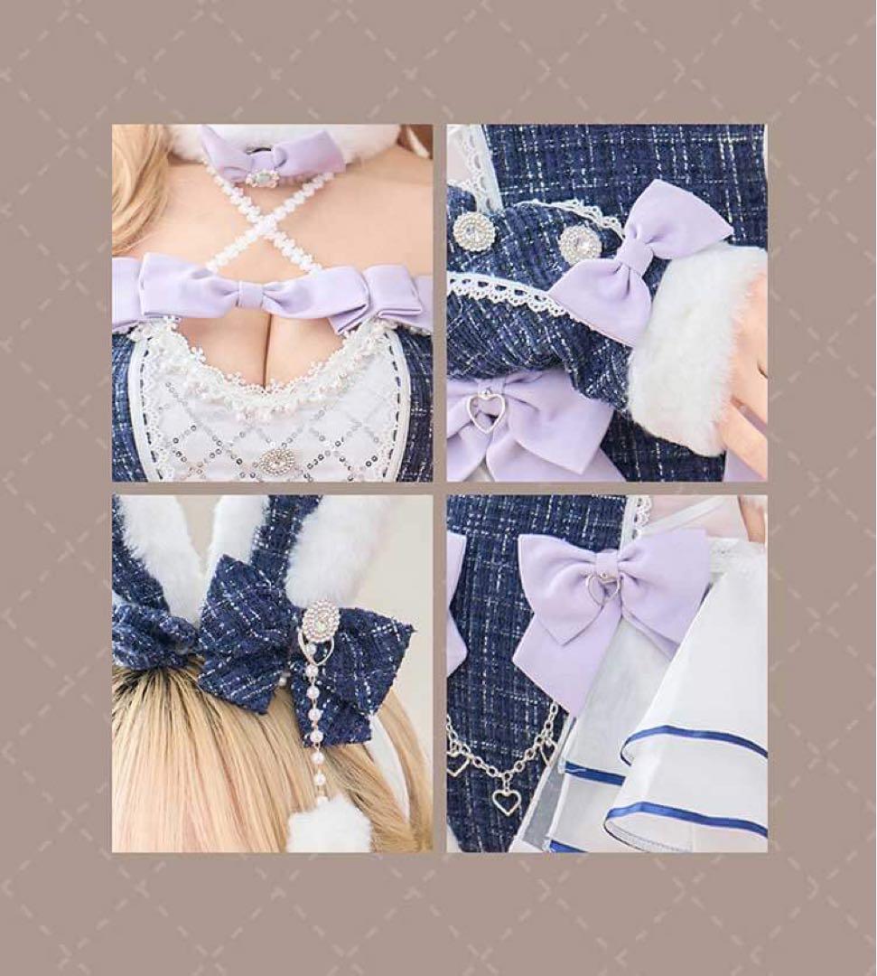 【Malymoon】ベルチュールツイードバニー《オリジナルコスプレ8点セット》