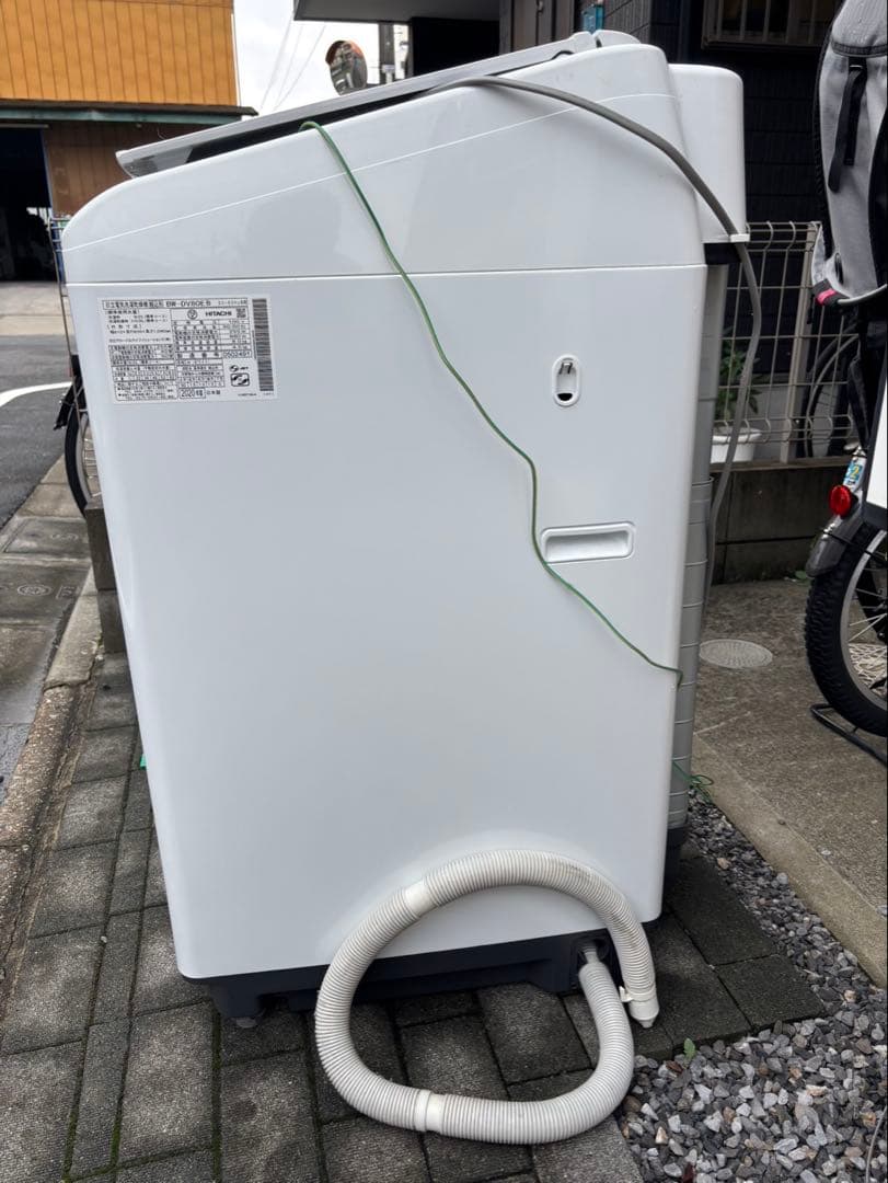 日立　BW-DV80E 縦型洗濯機　作動良好　引き取り限定品