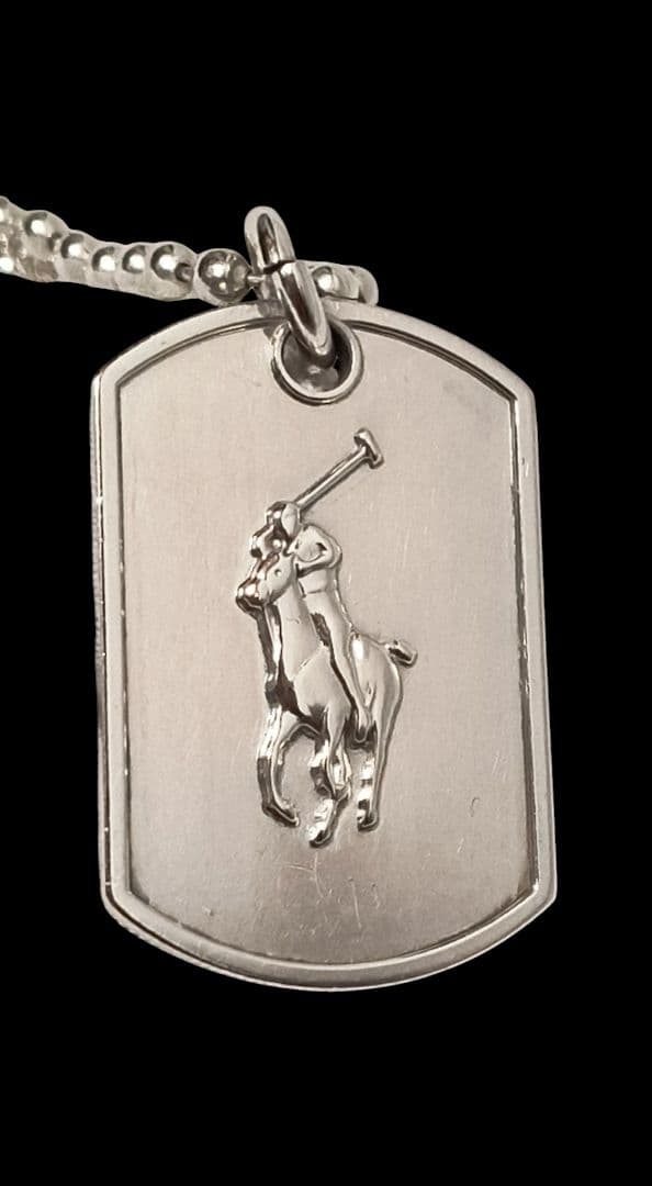 ラルフローレン ネックレス ペンダント ドックタグ ドッグタグ プレート