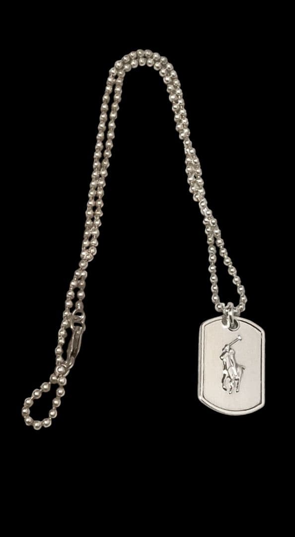 ラルフローレン ネックレス ペンダント ドックタグ ドッグタグ プレート