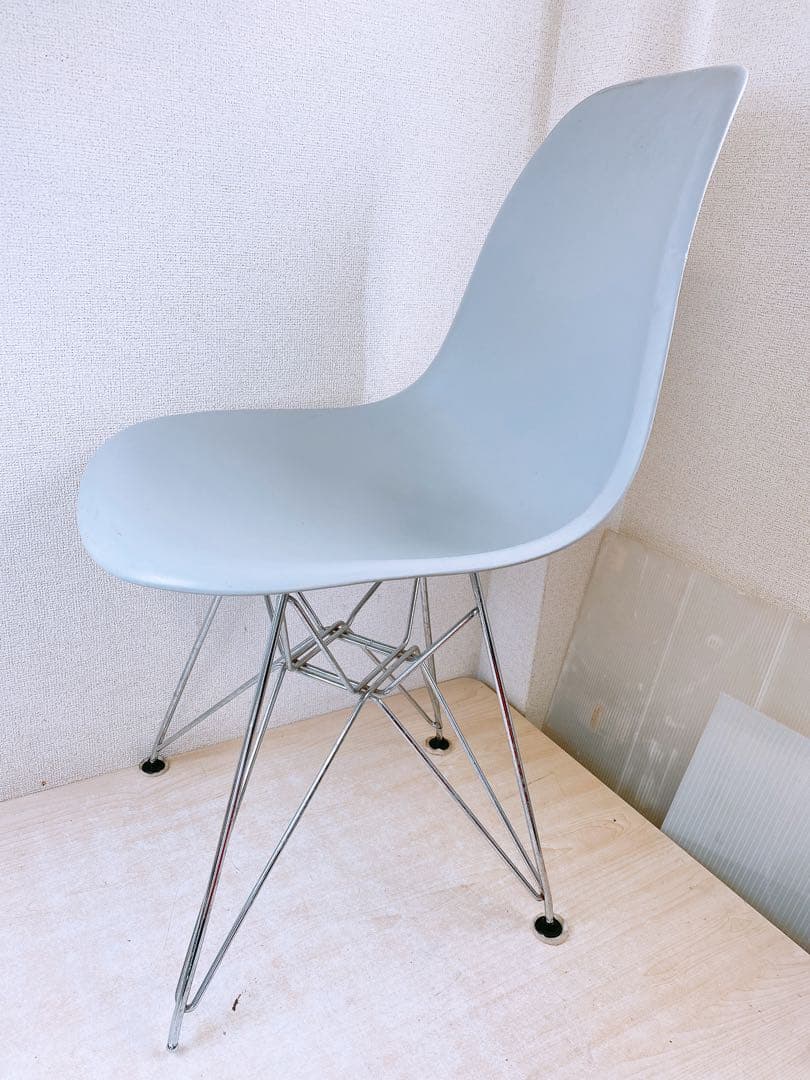 ②Eames サイドシェルチェア DSR Vitra製 エッフェル イームズ薄灰