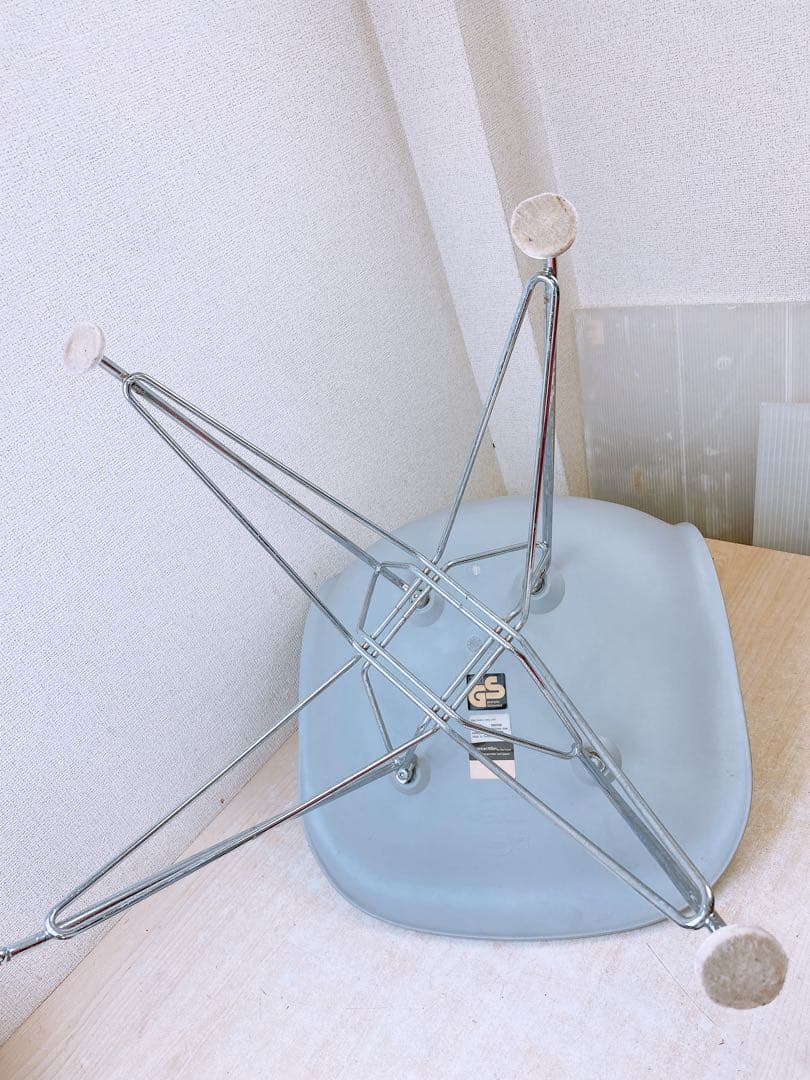 ②Eames サイドシェルチェア DSR Vitra製 エッフェル イームズ薄灰