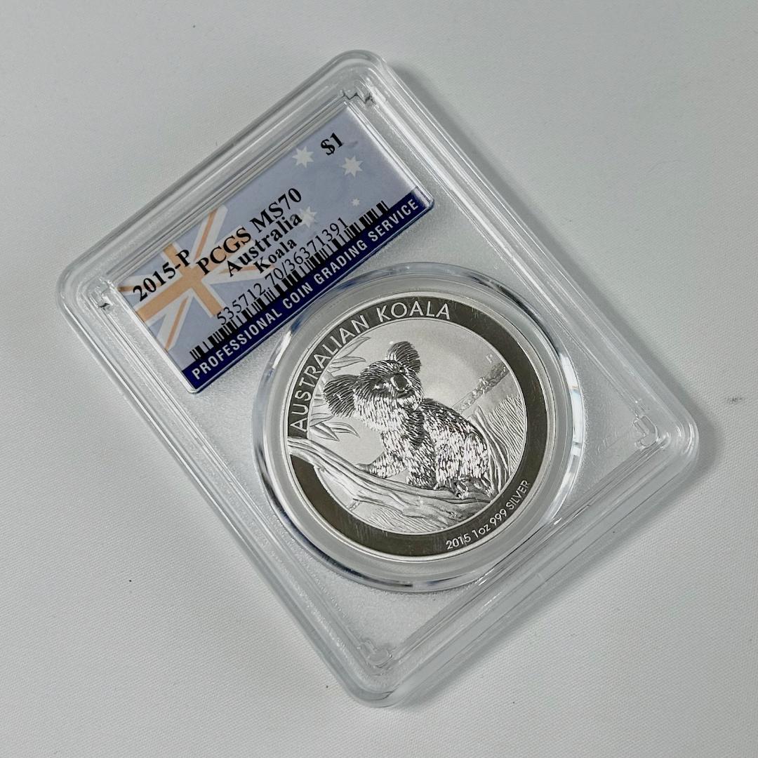 2015年 オーストラリア　コアラ ＰＣＧＳ MS70 S1$