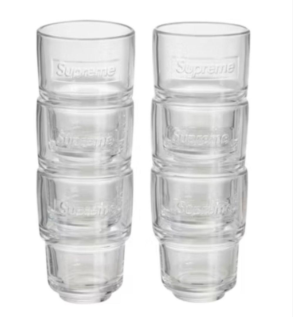 新品未開封 24FW Supreme × La Rochere グラス 6セット