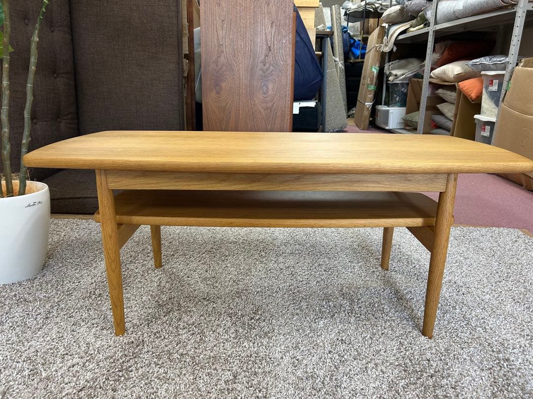 モデルルーム展示品オーク無垢のセンターテーブル