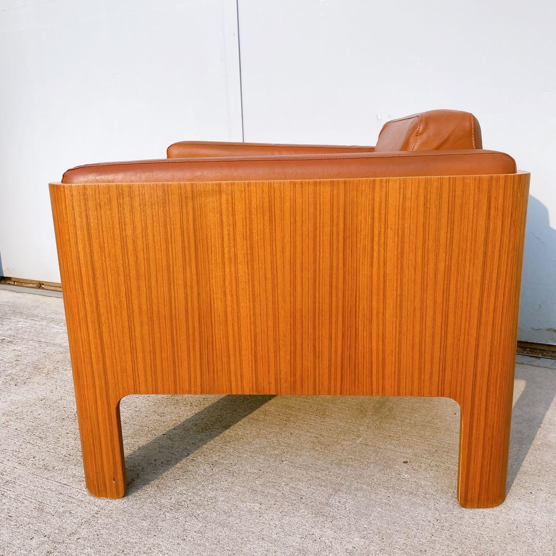 天童木工Haco チェア③ ソファ 1人掛け 本革 レザー 椅子 アームチェア