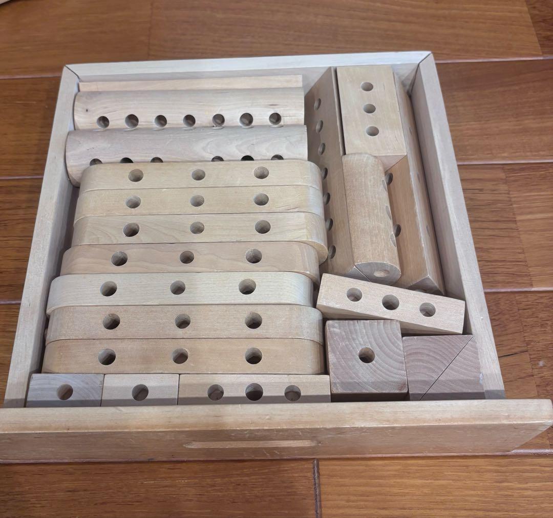 ゲーテの組み木　木製 知育ブロック セット