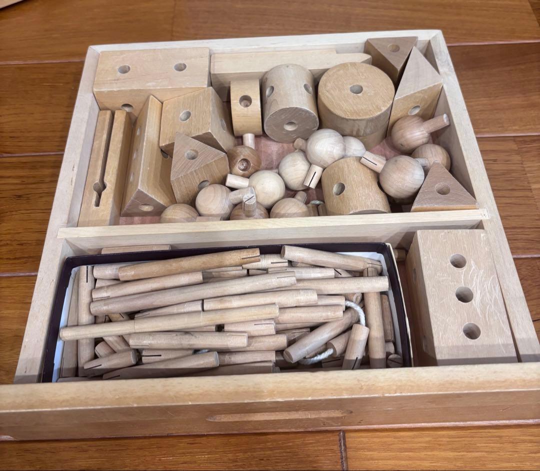 ゲーテの組み木　木製 知育ブロック セット