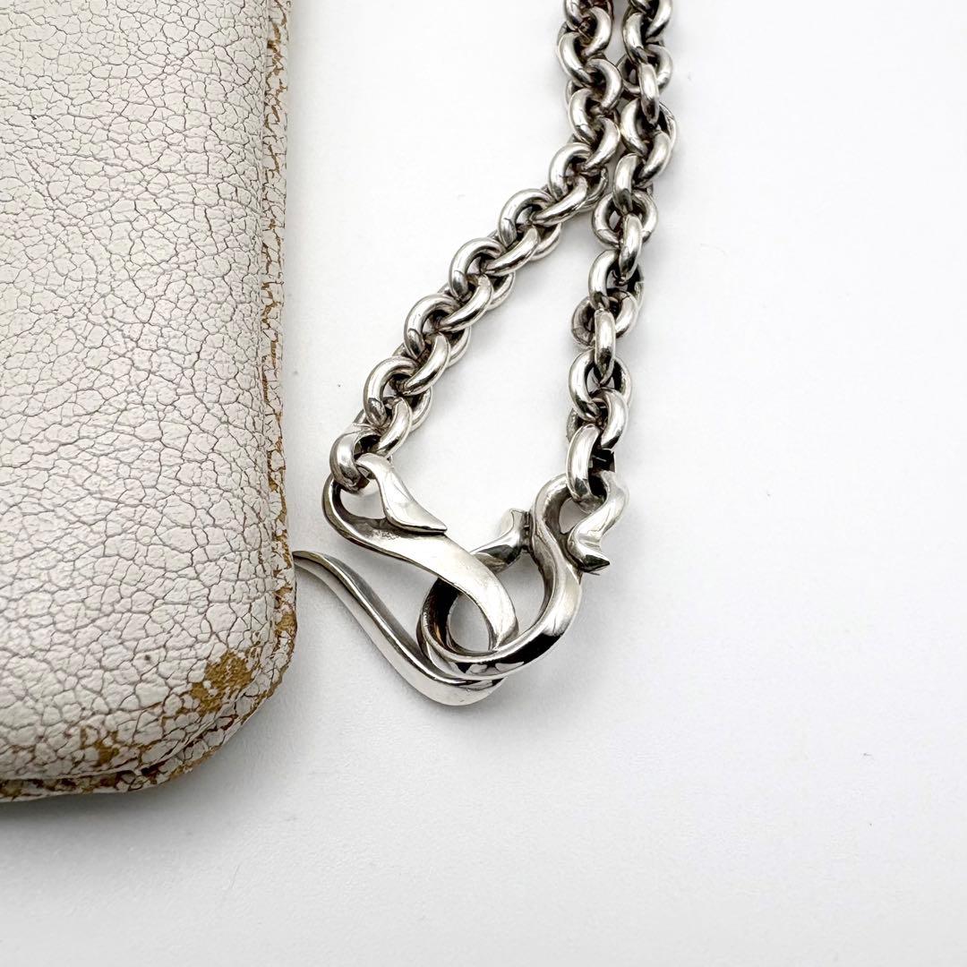 ガルニ 10周年 クロッケリー ビッグロゴ ネックレス 希少 美品