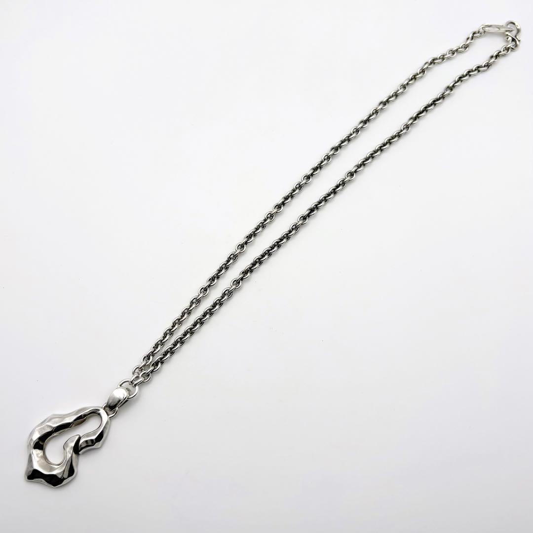 ガルニ 10周年 クロッケリー ビッグロゴ ネックレス 希少 美品