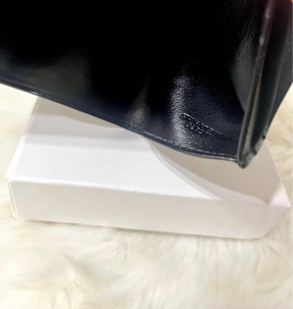 【にべ子】LOEWE ロエベ トライフォールド 三つ折り財布 箱・巾着付き