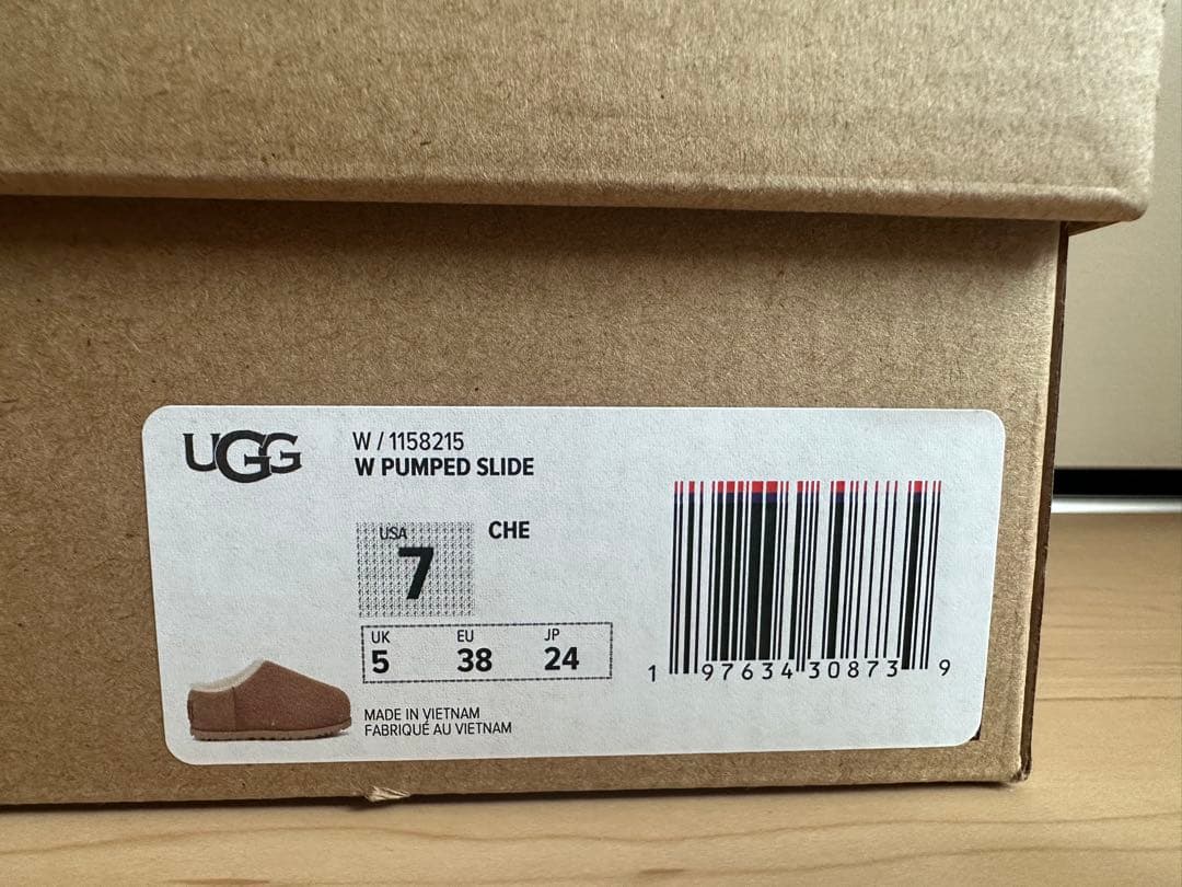 UGG PUMPED SLIDE サイズ7 パンプドスライド　Chestnut