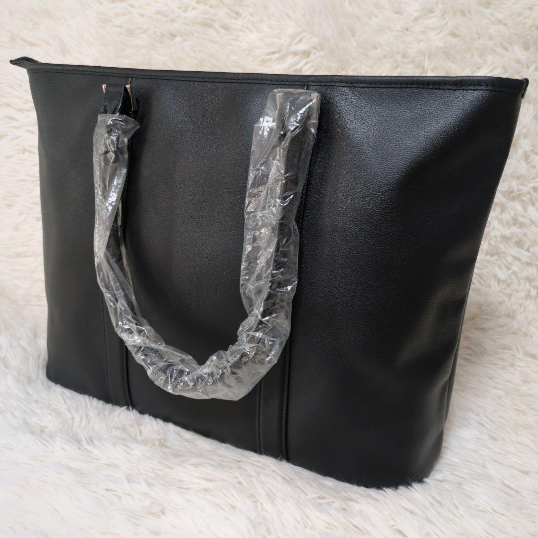 【未使用】タケオキクチ レザートートバッグ ネイビー　本革 ビジネス PC