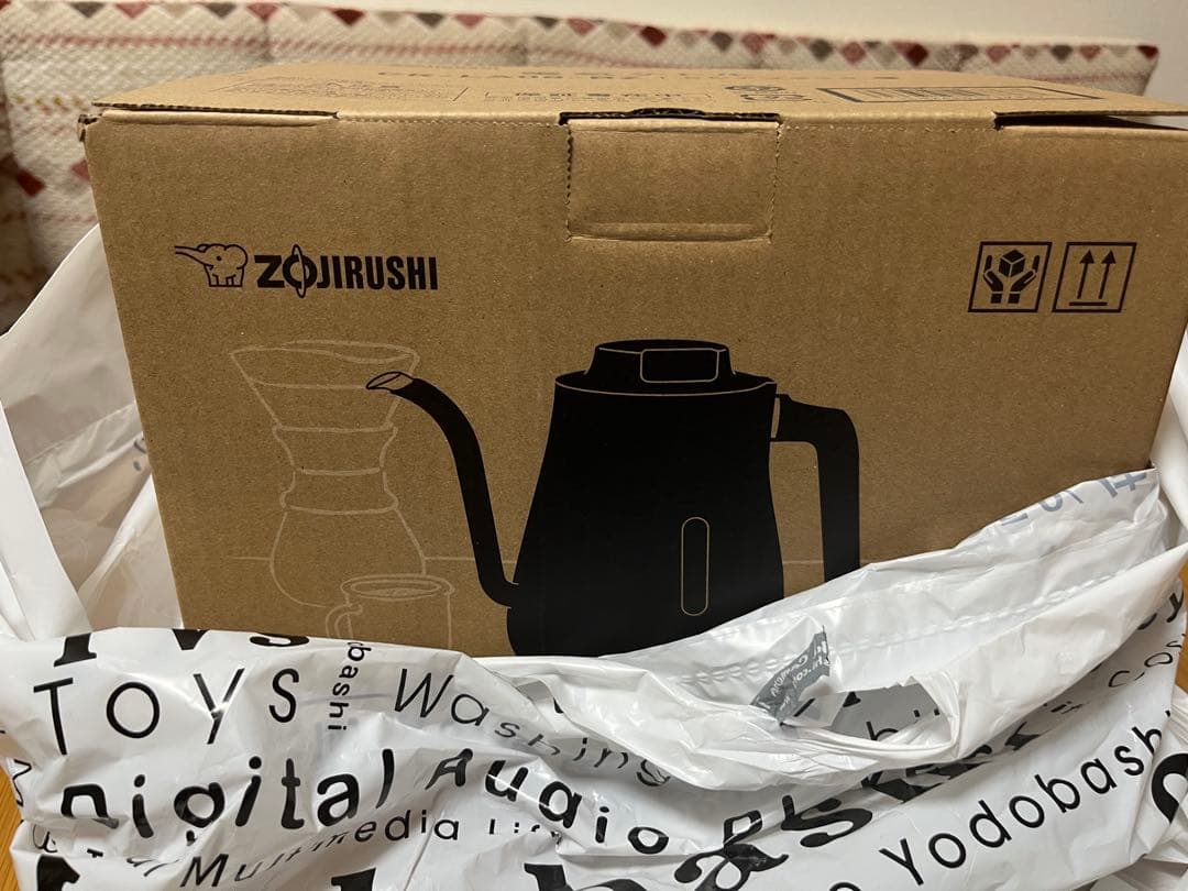 【新品】象印 電気ケトル CK-LA08-BZ 0.8L