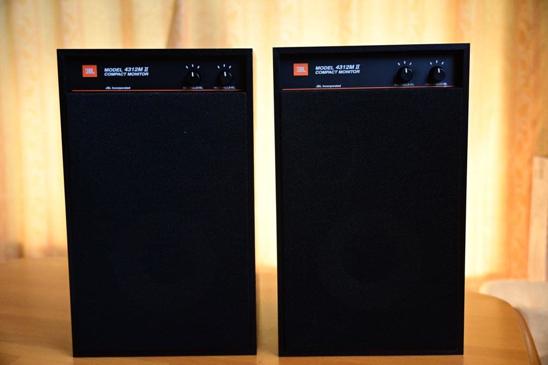 【美品】JBL 4312MⅡ コンパクトモニタースピーカー　ブラック　取説付き