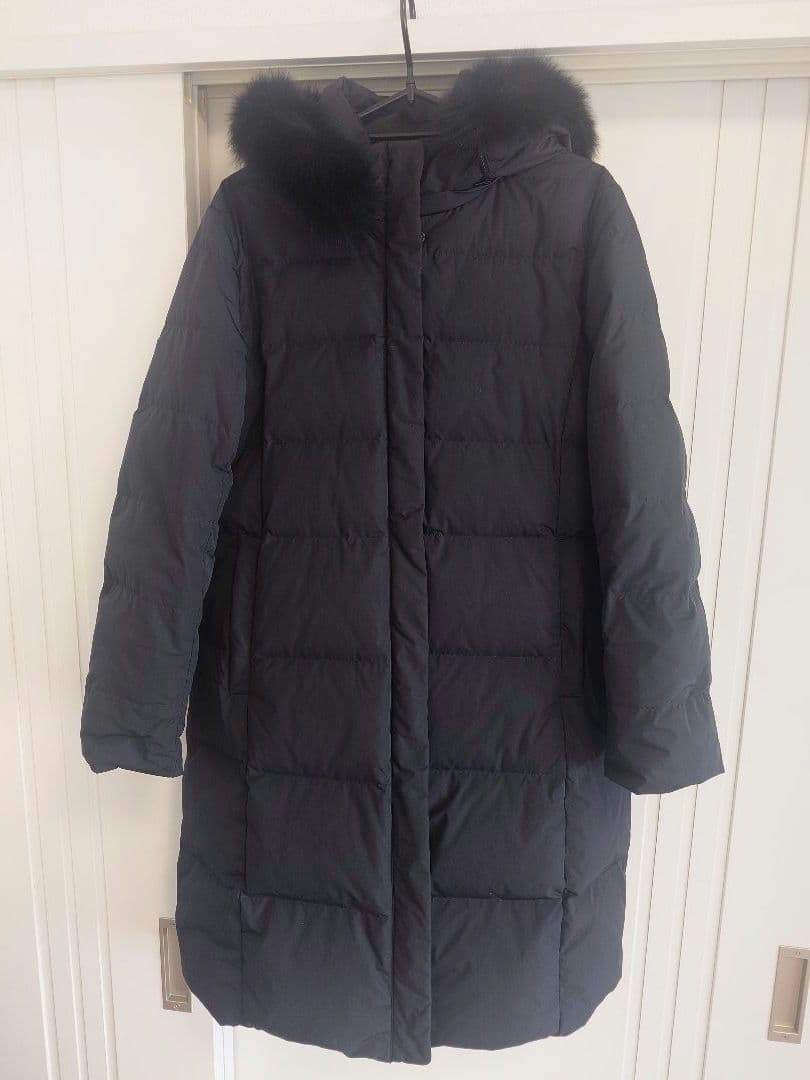 美品UNTITLED ファー付ロングダウンコート撥水／洗える／2024.12購入