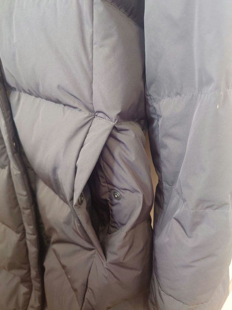 美品UNTITLED ファー付ロングダウンコート撥水／洗える／2024.12購入