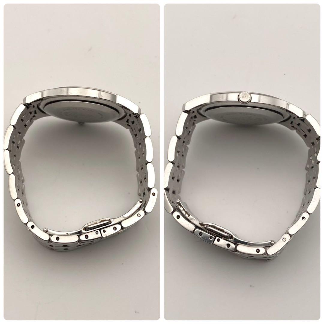 美品/稼動品● GUCCI グッチ 腕時計 5500XL ダイヤ シルバー