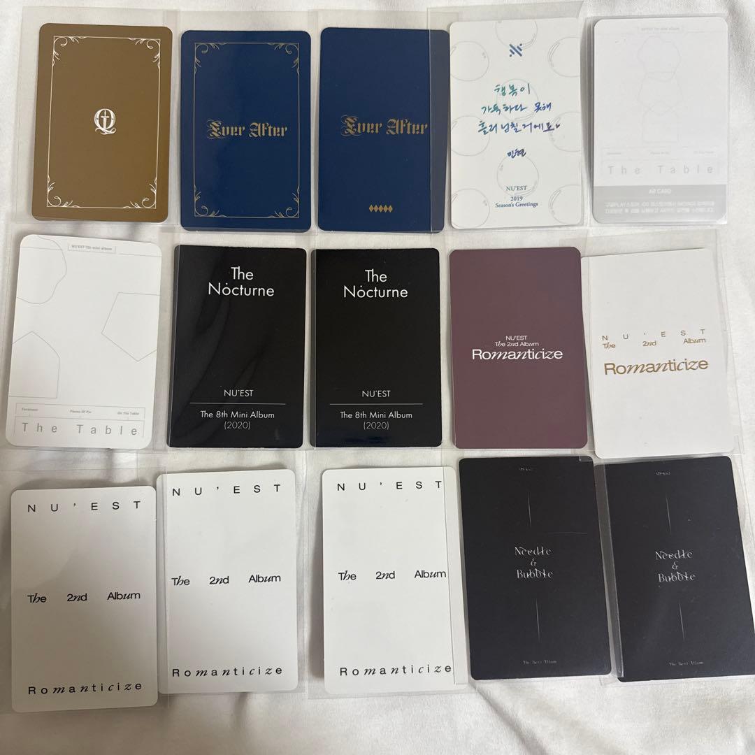 ファンミニョン　hwangminhyun NU'EST トレカ 15枚まとめ売り