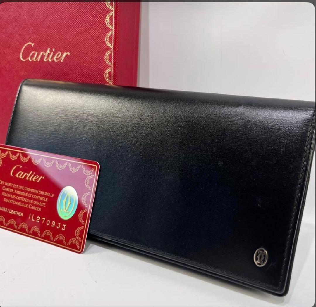 Cartier カルティエ 長財布　ロングウォレット　黒