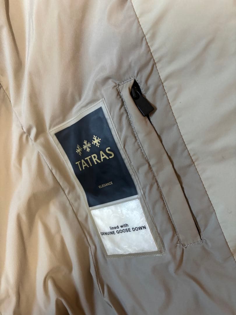 美品✨TATRAS SPERANZA ダウンジャケット ベージュ 2way L
