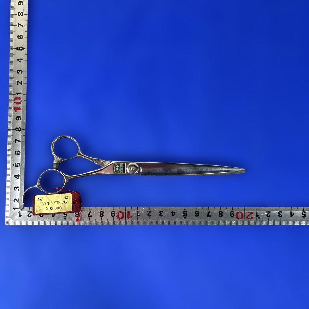 【希少・未使用】床屋 シザー　Cobalt STR-7G 理容鋏