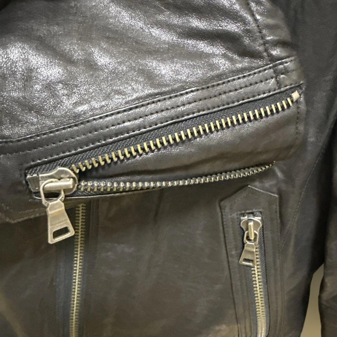 BURBERRY BLACK LABEL レザーライダース