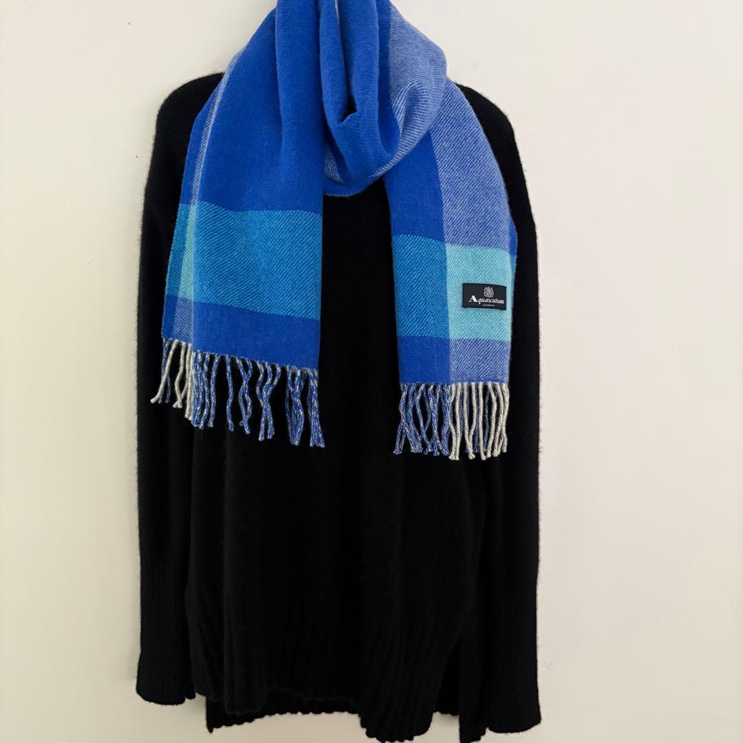 ＜ANAオリジナル＞Aquascutum アクアスキュータム　チェックマフラー