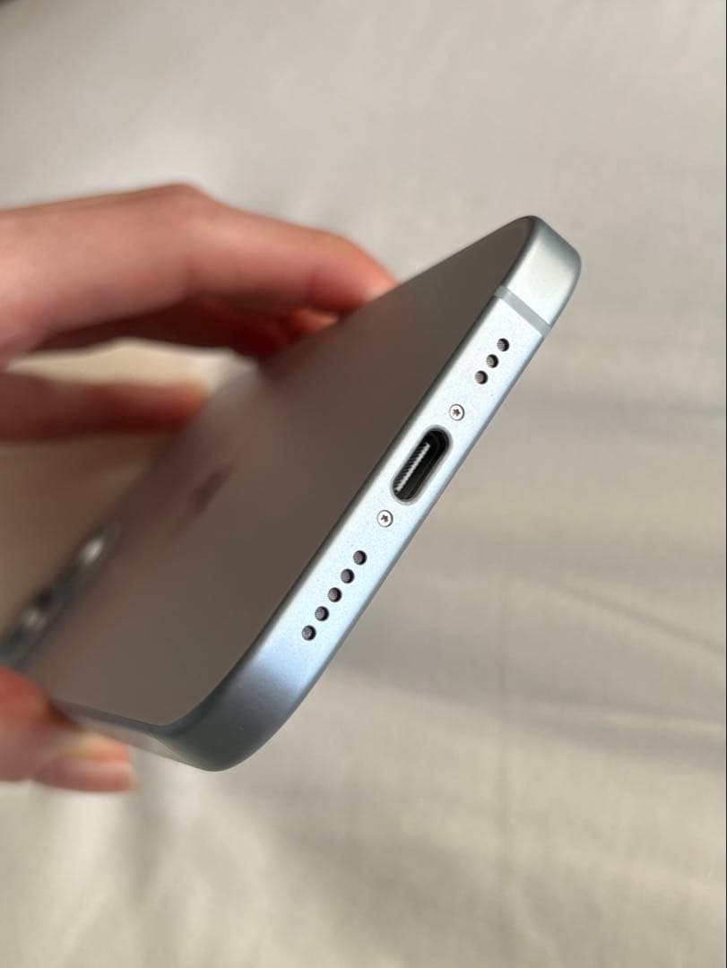 iPhone15 ブルー SIMフリー バッテリー95%