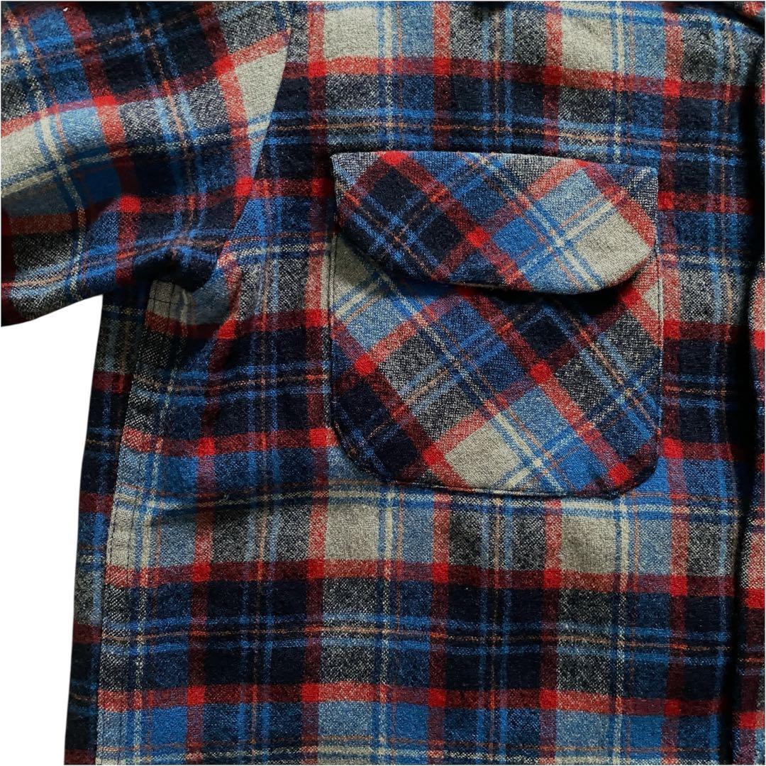 t*1様 ち*ん様 PENDLETON 70s M ボードシャツ　オープンカラー